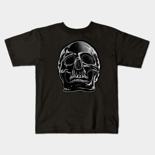 black skull Kids T-Shirt